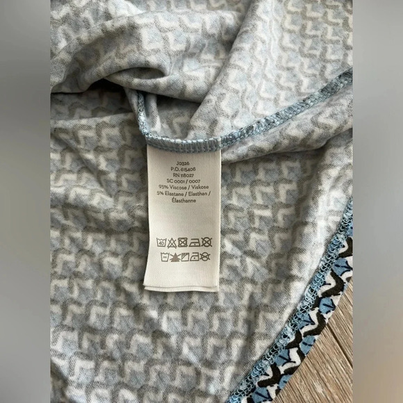 Boden Women’s Amelie Jersey Dress Heron Blue Short Sleeves - Size 6 - Picture 7 of 9